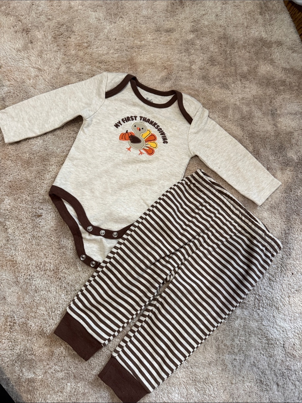 Baby’s First Thanksgiving Turkey outfit